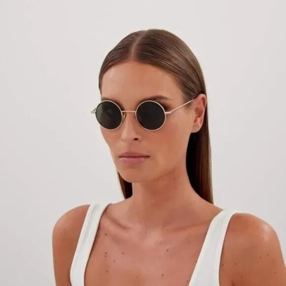 NEW GUCCI SUNGLASSES GUCCI GG1649S 007 GOLD/GREY EYEWEAR - Picture 1 of 4
